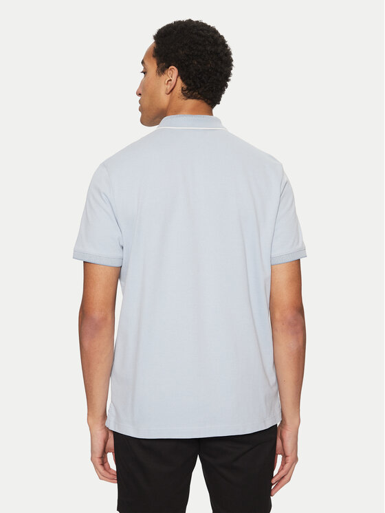 Calvin Klein Calvin Klein Тениска с яка и копчета K10K114141 Син Regular Fit
