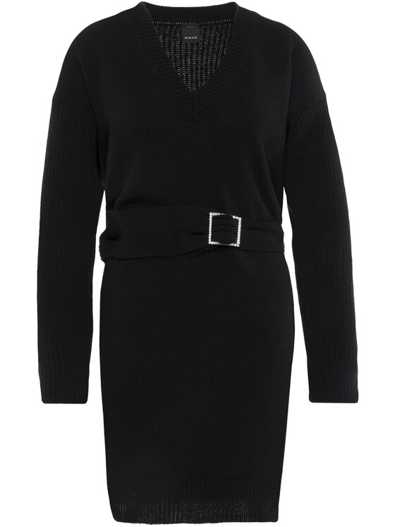 PINKO Pinko Vestito di maglia Al 19-20 PBK2 1B1476 Y5U5 Nero Regular Fit