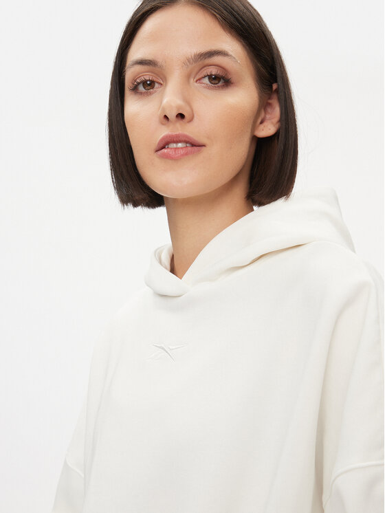 Reebok Reebok Bluza Lux IL2108 Biały Oversize