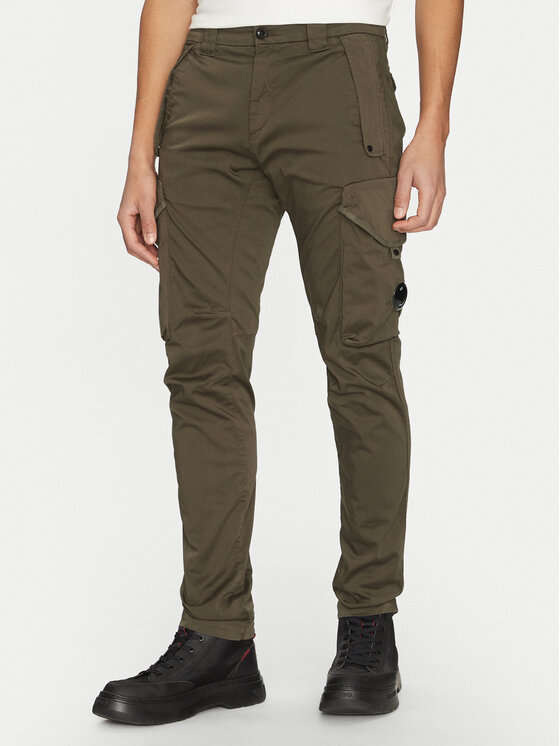 C.P. Company C.P. Company Riidest püksid 18CMPA058A005694G Roheline Regular Fit