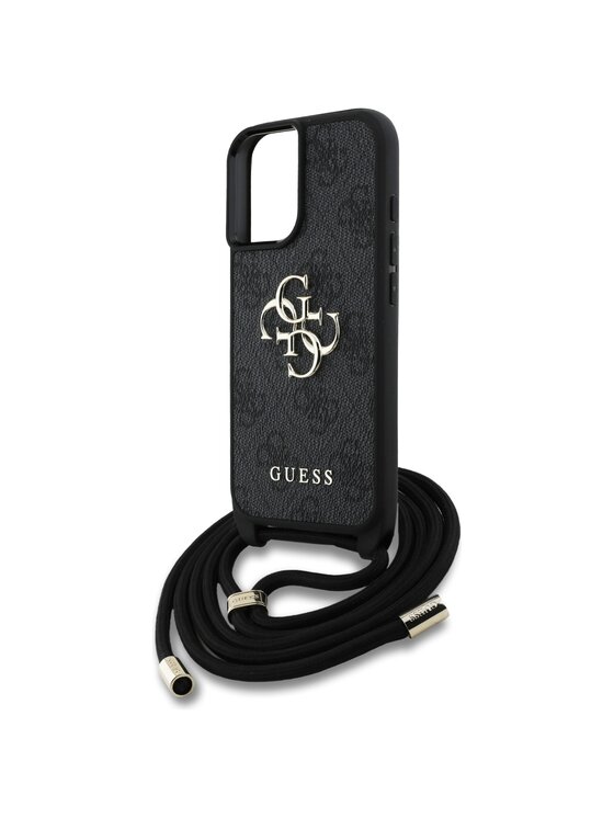 Guess Guess Etui na telefon Apple iPhone 16 Czarny