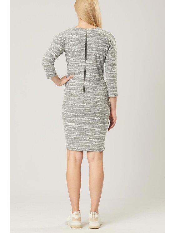 QUIOSQUE QUIOSQUE Každodenné šaty TAPIX DRESS Sivá Regular Fit