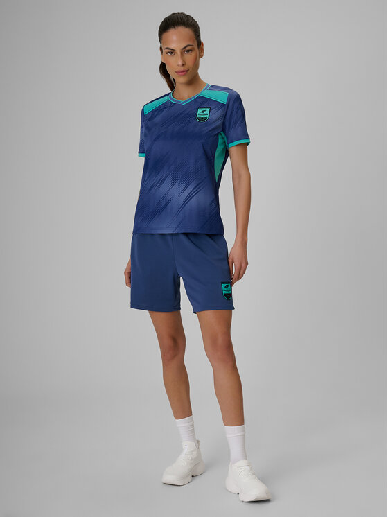 4F 4F Koszulka techniczna FOOTBALL Granatowy Regular Fit