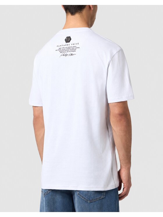 PHILIPP PLEIN PHILIPP PLEIN Tričko 32084 Biela Regular Fit