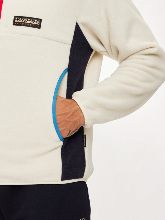 Napapijri Napapijri Fleece T-Dolent NP0A4HZP Μπεζ Regular Fit