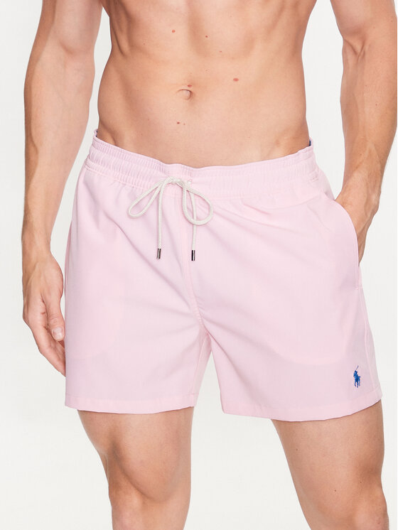 Polo Ralph Lauren Kopalne hlače 710910260003 Roza Regular Fit