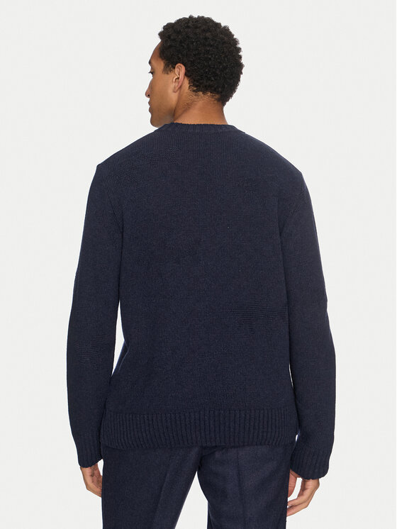 Paul&Shark Paul&Shark Sweter 14311076 Granatowy Regular Fit