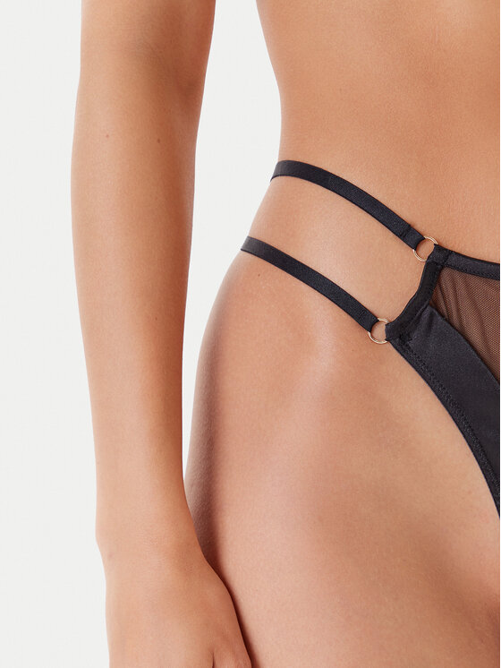Hunkemöller Hunkemöller Στρίνγκ Vienna 301822 Μαύρο