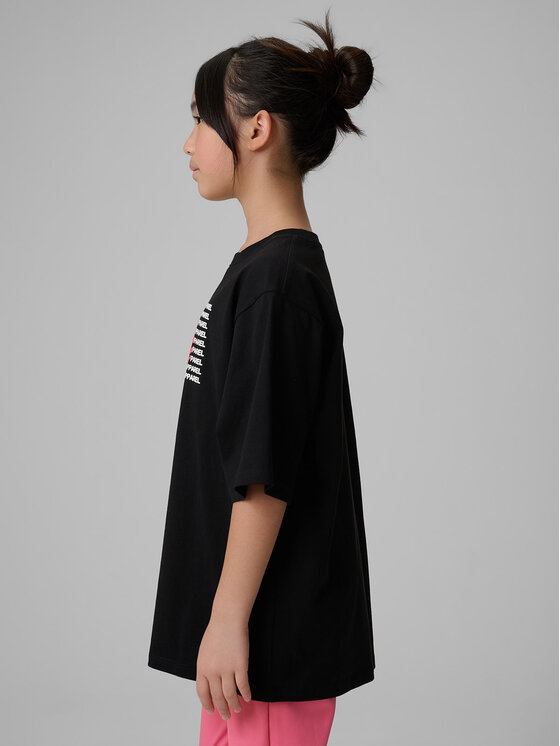 4F 4F T-Shirt THE COLOR'S ENERGY Czarny Loose Fit