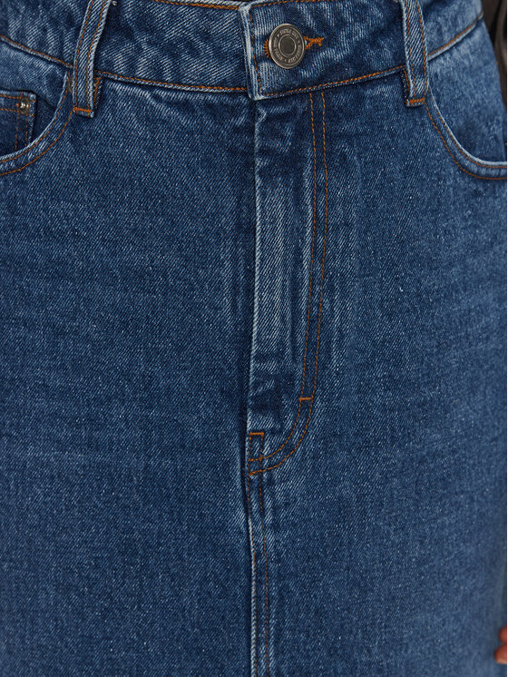 AMI Paris AMI Paris Džínová sukně FSK235.DE0031 Modrá Regular Fit