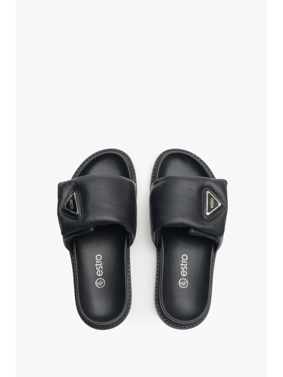 Estro Estro Παντόφλες ER00113090 Μαύρο