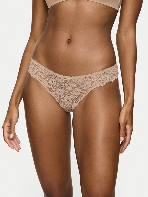 Női Tanga Triumph, Méret: 38, Bézs, Amourette 10219152