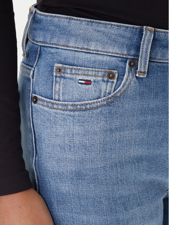 Tommy Jeans Tommy Jeans Blugi Kira DW0DW21797 Albastru Straight Fit