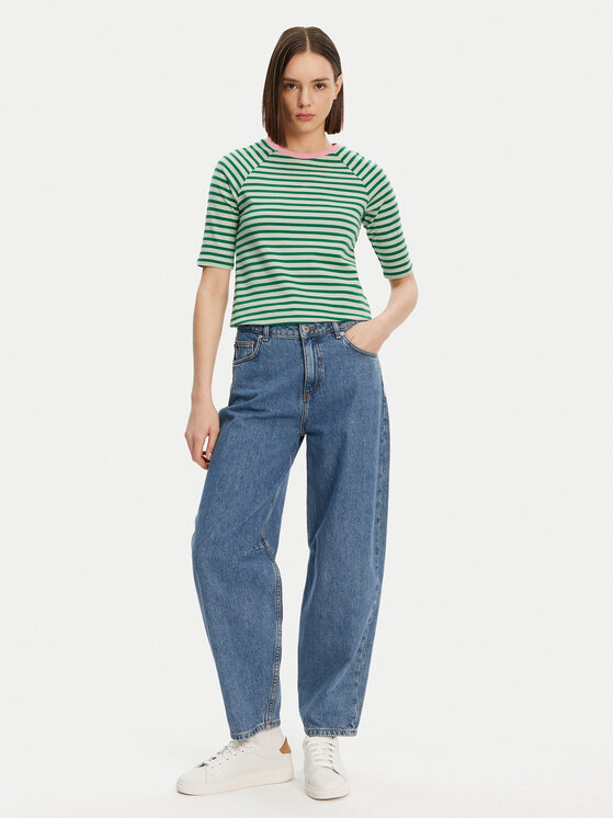 Tom Tailor Denim Tom Tailor Denim T-Shirt 1045410 Zielony Regular Fit