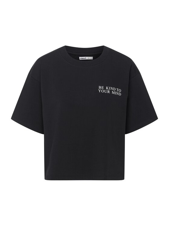 Esotiq Esotiq Bluzka 42568 Czarny Regular Fit
