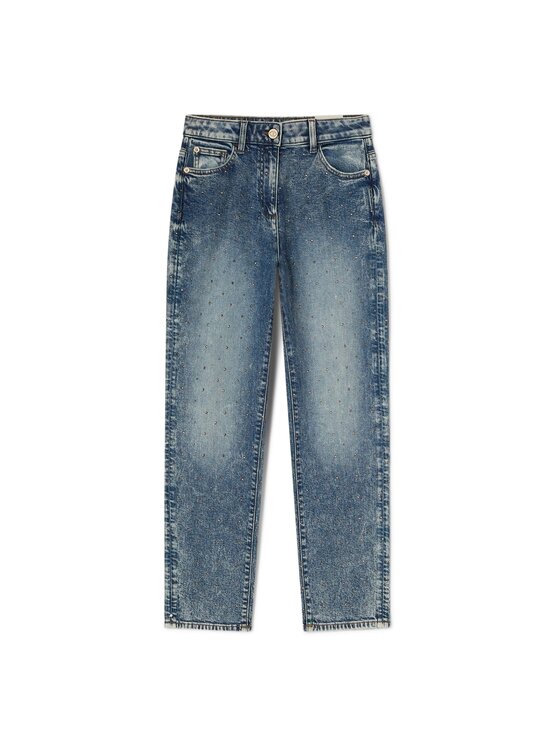 Motivi Motivi Jeansy P423Q004829N004 Turkusowy Slim Fit