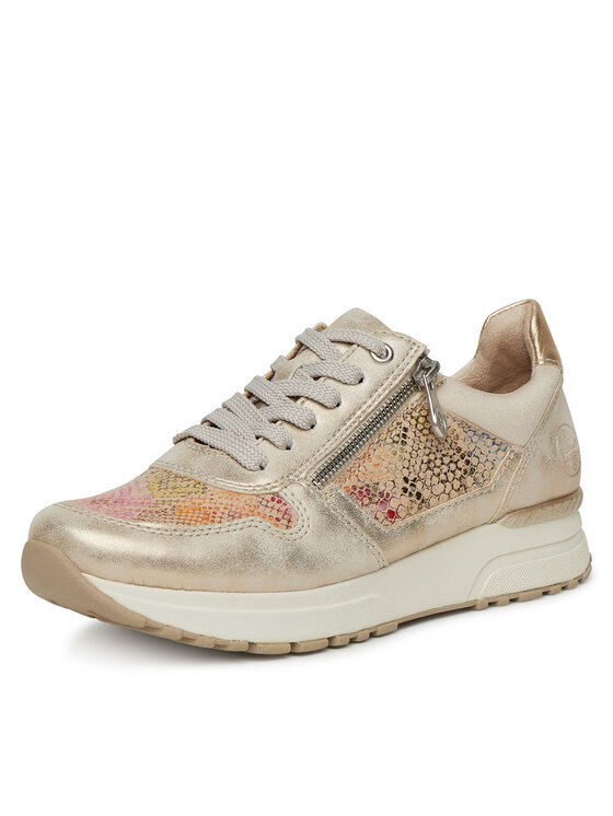 Rieker Rieker Sneakersy N7422-91 Beżowy