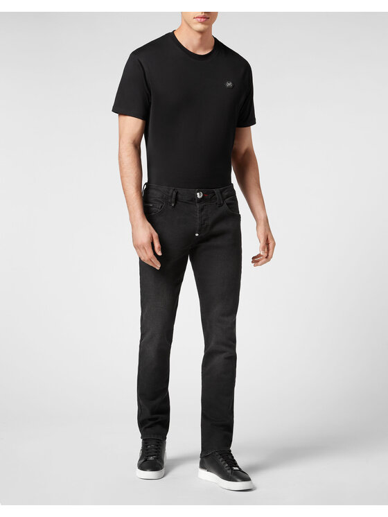 PHILIPP PLEIN PHILIPP PLEIN Jeansy 251 Černá Straight Fit