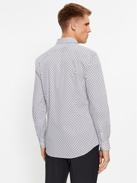 Boss Boss Košile H-Hank-S-Kent-C1-232 50502959 Bílá Slim Fit