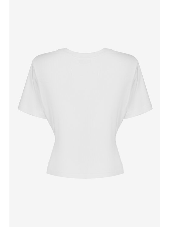 BENU BENU T-Shirt koszulka biała Biały Regular Fit