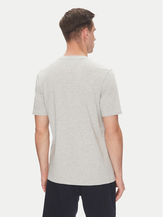 Tommy Hilfiger Tommy Hilfiger T-Shirt American Monotype MW0MW39843 Szary Regular Fit