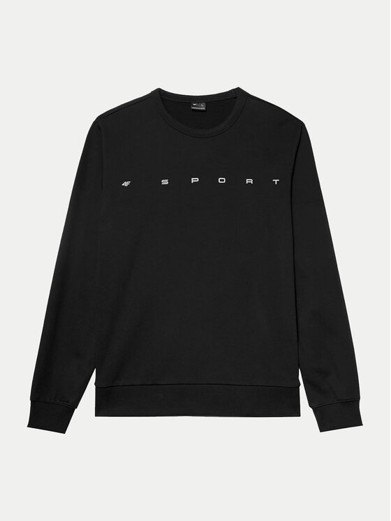 4F 4F Μπλούζα 4FWSS24TSWSM1009 Μαύρο Regular Fit