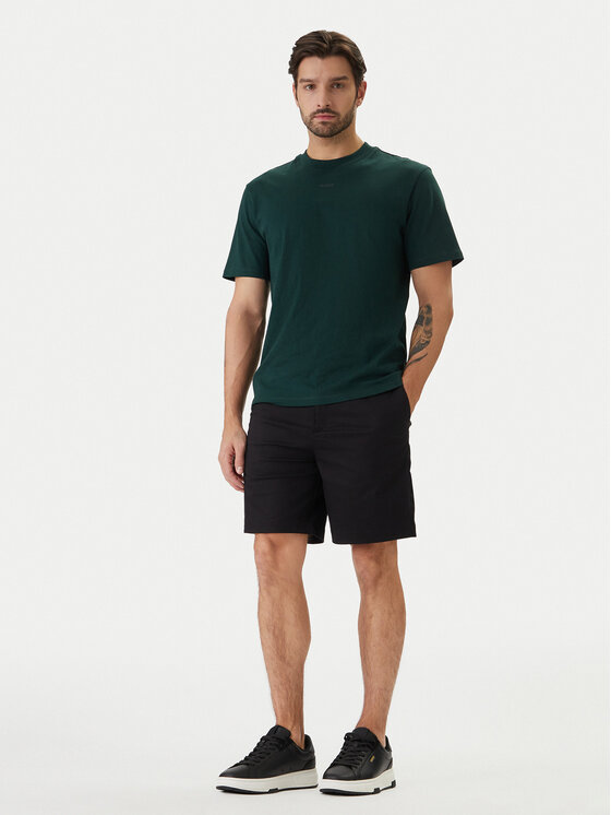 HUGO HUGO Riidest šortsid Genar261S 50567293 Must Slim Fit