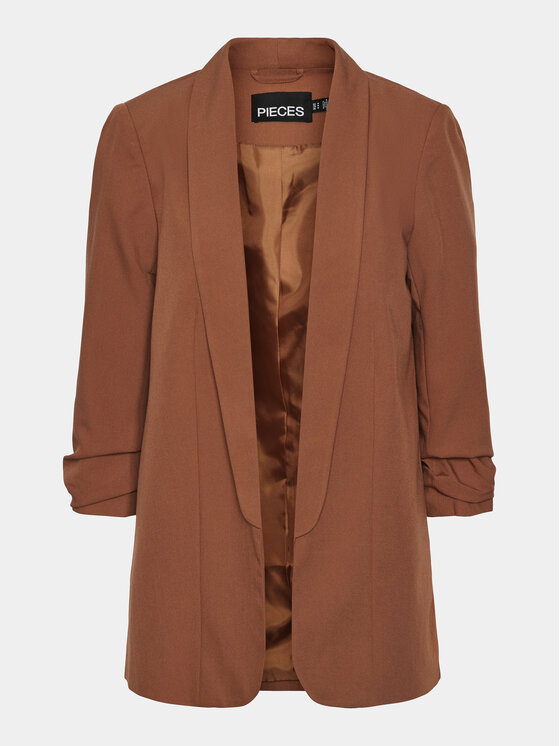 Pieces Pieces Suknjič Bosella 17090996 Rjava Regular Fit