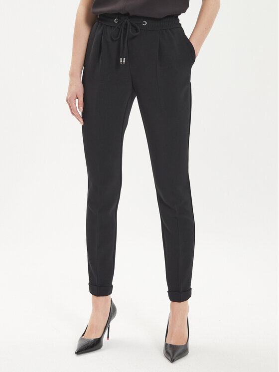 BOSS Boss Hlače Tariyanah 50490039 Crna Regular Fit