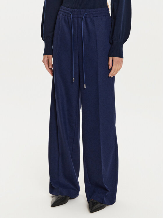 Boss Pantaloni in maglia Tavite1 50528604 Blu scuro Relaxed Fit, taglia : 40