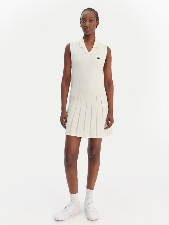 Lacoste Lacoste Rochie tenis EF0615 Verde Slim Fit