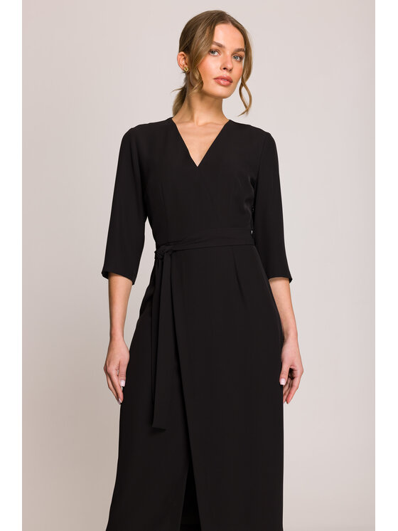 Stylove Stylove Sukienka wieczorowa S396 Czarny Premium Fit