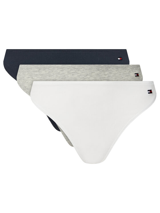 Komplet 3 par stringów Tommy Hilfiger