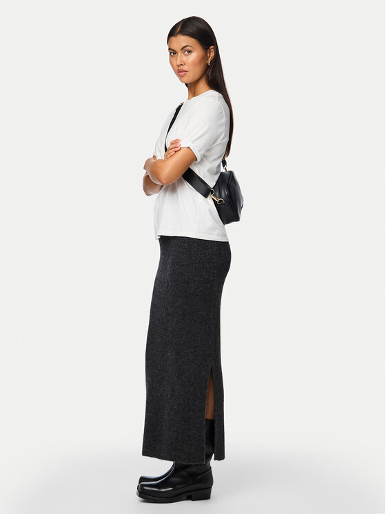 Pieces Pieces Suknja olovka Niko 17149631 Siva Regular Fit