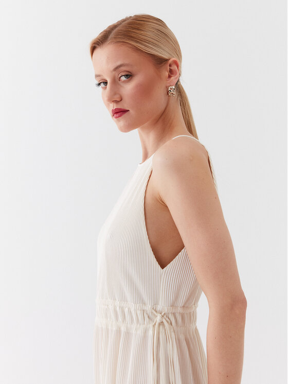 Patrizia Pepe Patrizia Pepe Φόρεμα καθημερινό 2A2520/A263-W347 Εκρού Regular Fit