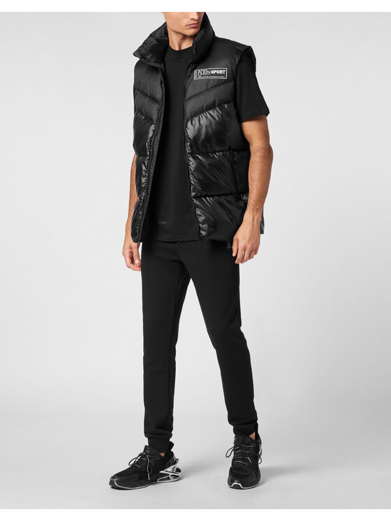 Plein Sport Plein Sport Kamizelka 14177 Czarny Regular Fit