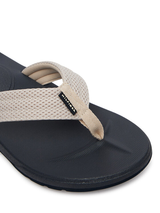 Tommy Hilfiger Tommy Hilfiger Čības uz pirksta Molded Padded Hilfiger B Sandal FM0FM05901 Pelēks