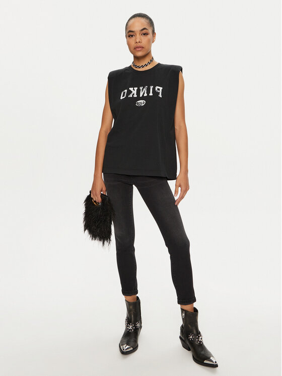 PINKO PINKO Футболка 104268 A25Z Cиній Regular Fit