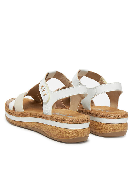 Rieker Rieker Sandalen V0919-80 Weiß