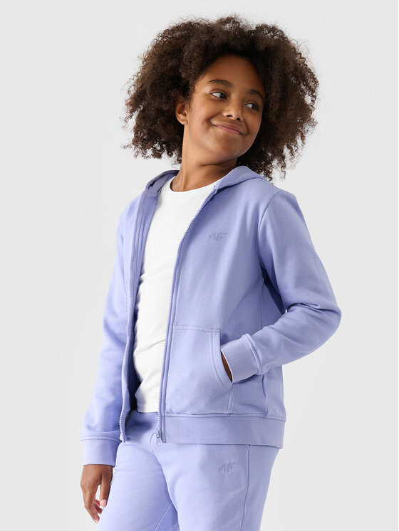 4F 4F Bluza 4FJW4FJWMM00TSWSF1315-32S Niebieski Regular Fit