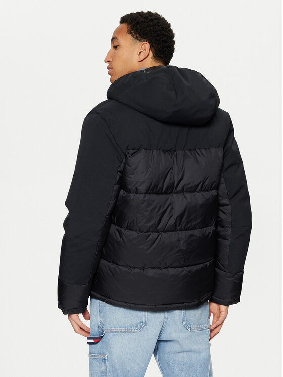 Champion Champion Geacă din puf 220345 Negru Regular Fit