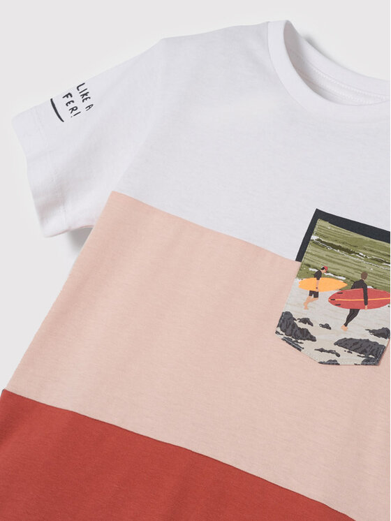 Mayoral Mayoral Completo t-shirt e pantaloncini sportvi 3659 Bianco Regular Fit