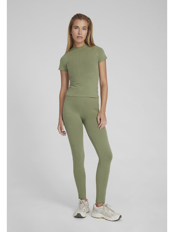 Style Republic Style Republic Legginsy Leggings Zielony Athletic Fit