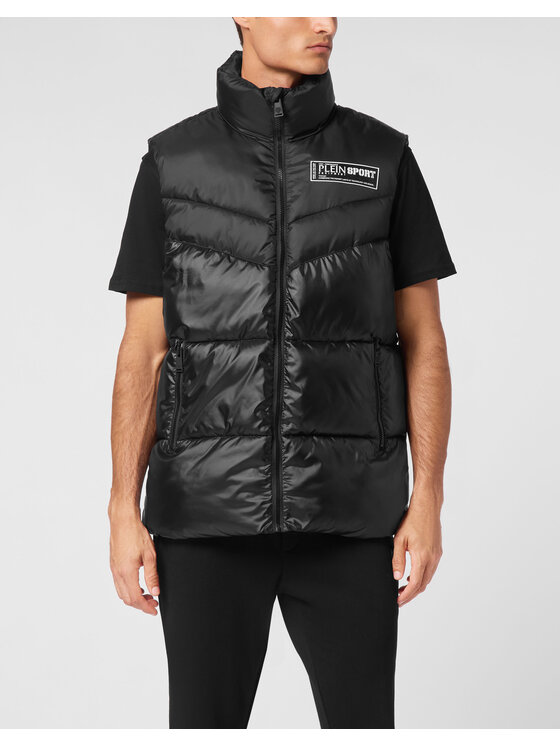 Plein Sport Plein Sport Kamizelka 14177 Czarny Regular Fit