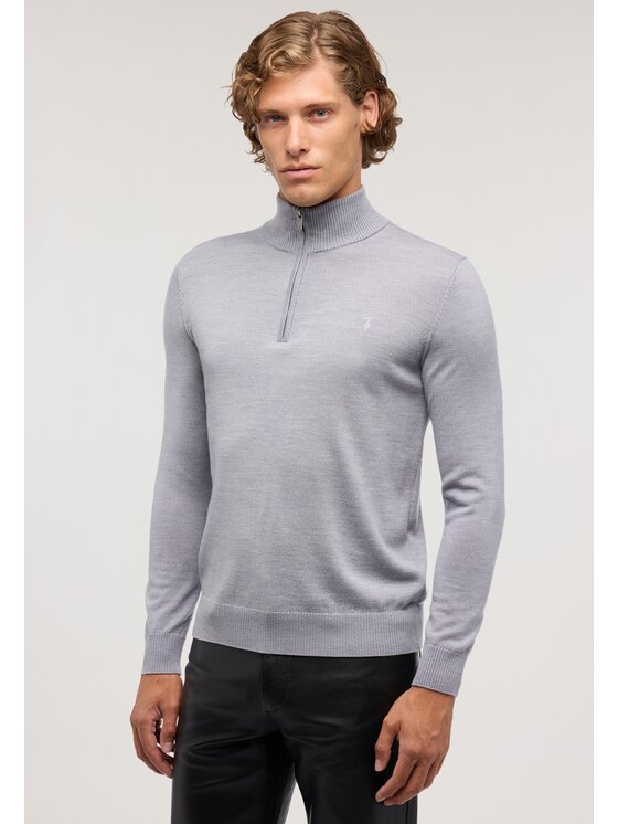 Trussardi Trussardi Cardigan M1528000212N0M3 Grigio Regular Fit