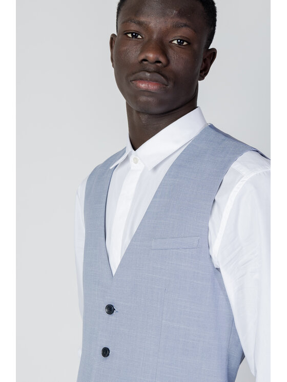Antony Morato Antony Morato Gilet SLIM FIT IN TESSUTO Blu Slim Fit