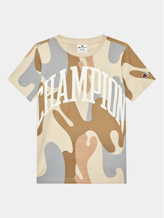 Champion T-krekls 306363 Bēšs Regular Fit