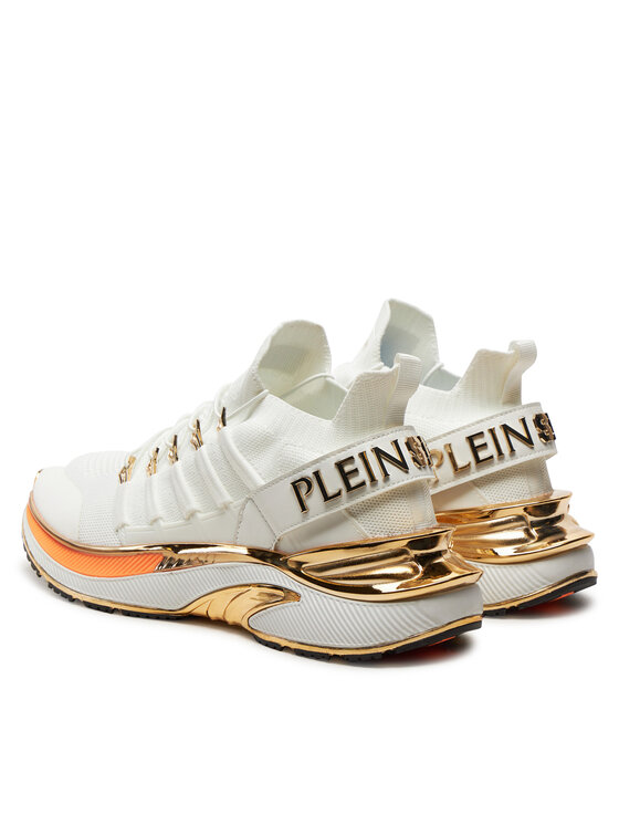Plein Sport Plein Sport Sneakersy PADS USC0579 STE003N Biela
