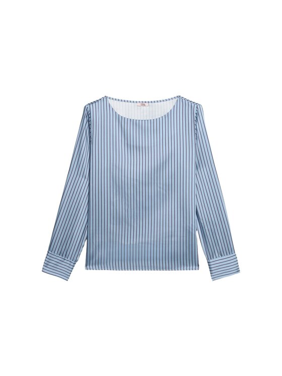 Oltre Oltre Bluzka 2070R003163N0R4 Turkusowy Regular Fit