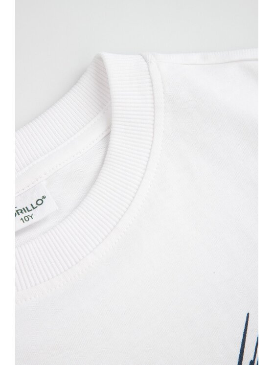 Coccodrillo Coccodrillo Tričko WC6143201MBJ-001 Biela Regular Fit